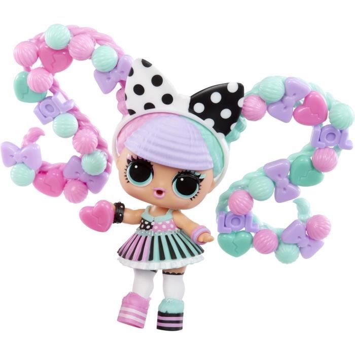 L.O.L. Surprise - Hair breads - Coiffures avec perles - Poupée de 7,5cm - Des 4ans