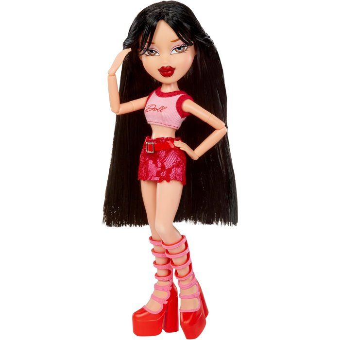 Bratz Goin' Out Poupée - Jade - 1 Poupée Mannequin a Collectionner - Une Tenue, Un Sac a Main, Une Paire de Lunettes Soleil - 6 ans