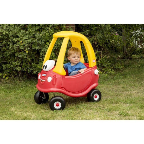 Cozy Coupe - Little Tikes - Rouge - Voiture enfant - Portes, Klaxon et Plancher a retirer - Des 18 mois