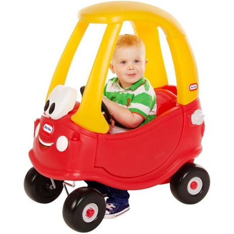 Cozy Coupe - Little Tikes - Rouge - Voiture enfant - Portes, Klaxon et Plancher a retirer - Des 18 mois