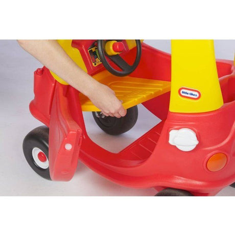 Cozy Coupe - Little Tikes - Rouge - Voiture enfant - Portes, Klaxon et Plancher a retirer - Des 18 mois