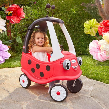 Cozy Coupe - Little Tikes - Coccinelle  - Voiture enfant - Portes, Klaxon et Plancher a retirer - Des 18 mois