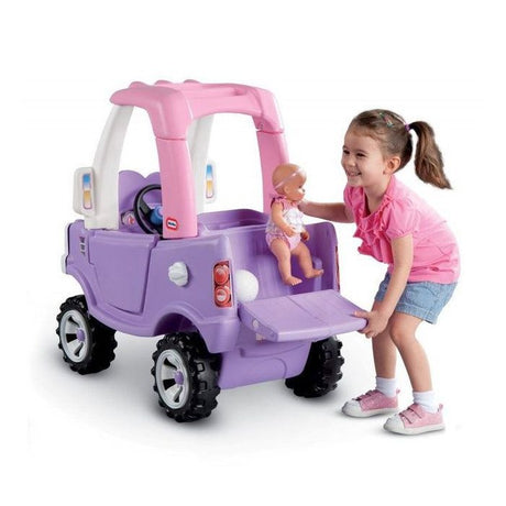 Cozy Coupe - Little Tikes - Camion Princesse -  Portes, Klaxon et Plancher a retirer - Des 18 mois