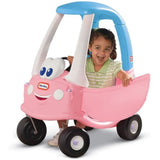 Little Tikes - Cosy Coupe Princesse - Voiture pour enfant - Portes fonctionnelles - Plancher a retirer & 1 klaxon - 18 mois