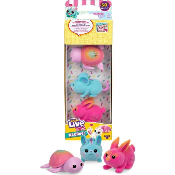 Pack de 3 Needes - Little Live Pets - Série 2 - Animaux électroniques
