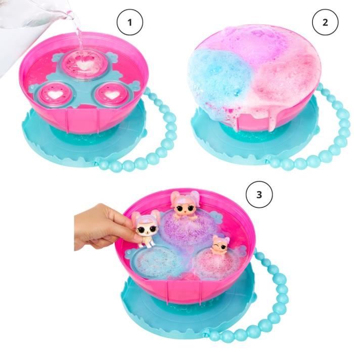 L.O.L. Surprise Bubble Surprise Deluxe - Grand format - 3 figurines + accessoires