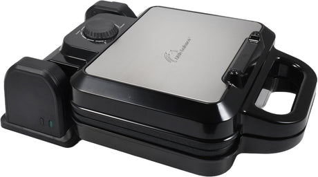 Gaufrier LITTLE BALANCE - Flip Gaufres - Dimensions 22x18cm - Fonction réversible - 1200W