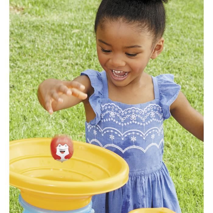 Table de Jeux d'Eau Bleue - LITTLE TIKES - Table d'Eau Spirale - PVC - Roues hydrauliques