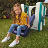 Little Tikes – Toboggan Intérieur/Extérieur – Vert, Blanc et Bleu – Pour Enfants de 18 Mois a 4 Ans