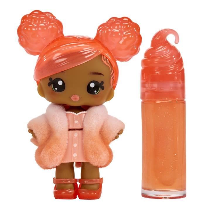 Yummiland - 1 10 cm doll and a glittery gloss to create - Piper - Goût Peche - From 4 years old