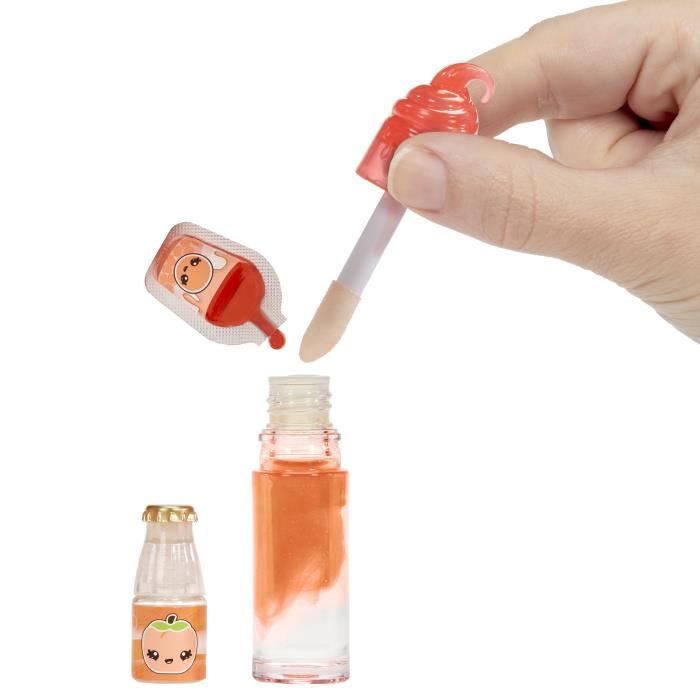 Yummiland - 1 poupÈe 10 cm et un gloss pailletÈ a crÈer - Piper - Go˚t Peche - Des 4ans