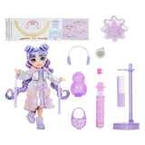 Rainbow High - Winter Wonderland - 1 poupÈe mannequin (Violet) de 27cm - 1 tenue magique et accessoires - Bonhomme de neige a crÈer