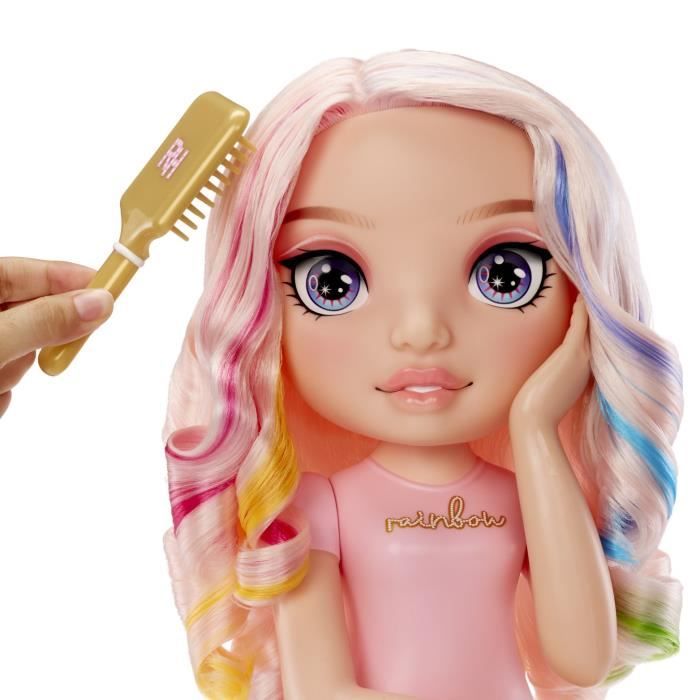 Rainbow High - Tete a coiffer Bella - 33cm - Colore ongles et cheveux - Des 4 ans