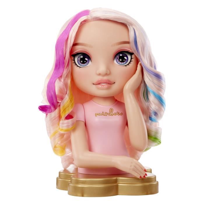Rainbow High - Tete a coiffer Bella - 33cm - Colore ongles et cheveux - Des 4 ans