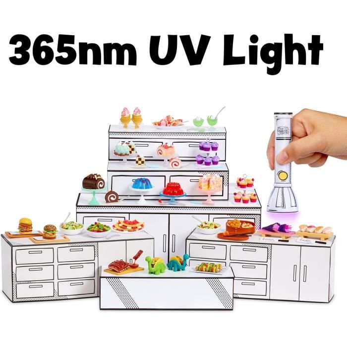 MGA Miniverse - Lampe a U.V. -Seche tes créations en résine -1 secondes - 8 ans et plus - Aléatoire