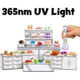 MGA Miniverse - Lampe a U.V. -Seche tes créations en résine -1 secondes - 8 ans et plus - Aléatoire