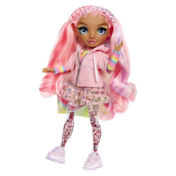 Rainbow High - Sparkle & Shine - PoupÈe mannequin de 27cm - Rose - Jambes avec liquide pailletÈs - Des 4ans