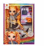 Rainbow High - Sparkle & Shine - PoupÈe mannequin de 27cm - Orange - Jambes avec liquide pailletÈs - Des 4ans