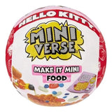 MGA Miniverse - Hello Kitty - Jeu Créatif - Boissons ou nourriture - Loisirs créatif et décoratif en résine - Non Comestible - 8 ans