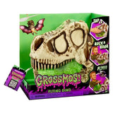 GrossMos Flying - Découvre ton dinosaure volant - Bleu - 3 modeles a collectioner