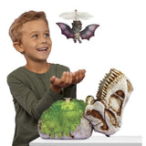 GrossMos Flying - Découvre ton dinosaure volant - Bleu - 3 modeles a collectioner