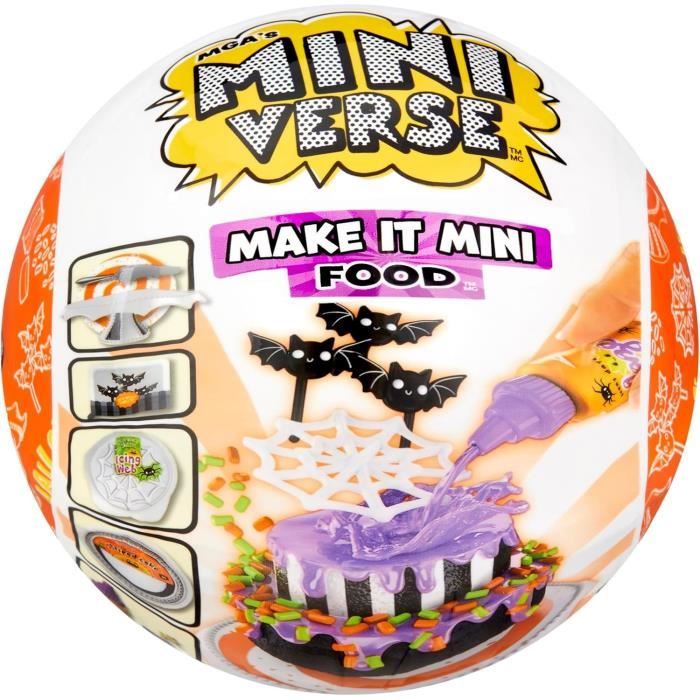 MGA Miniverse - Halloween - Jeu Créatif - Série Diner - Loisirs créatif et décoratif en résine - Non Comestible - 8 ans et plus - Al