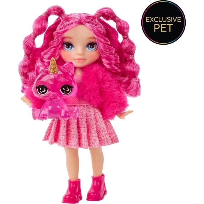 Rainbow High Littles - Poupée 15cm + animal de compagnie - Rose - Des 4ans