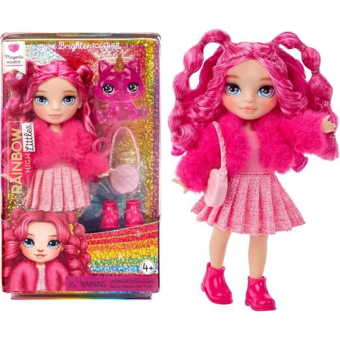 Rainbow High Littles - Poupée 15cm + animal de compagnie - Rose - Des 4ans