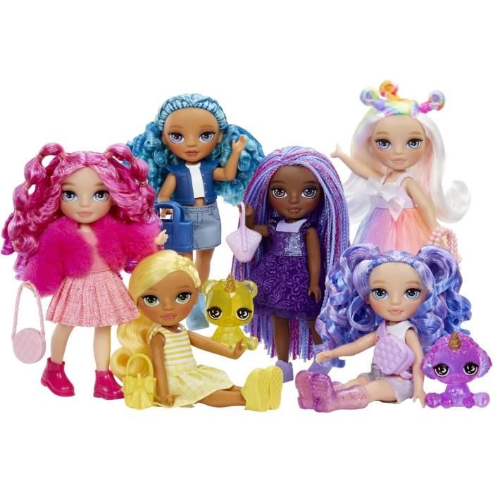 Rainbow High Littles - Poupée 15cm + animal de compagnie - Violet Foncé - Des 4ans