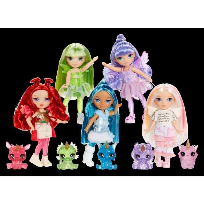 Rainbow High Littles Rainbow Fantasy Fairies Doll- Apple (Red)