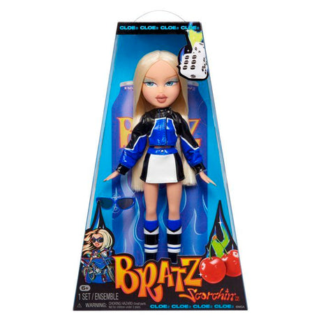BRATZ - Bratz Scorchin' Cloé - 1 poupée Mannequin - Tenue et Accessoires - Poupées inspirées de la Moto - Des 6 ans