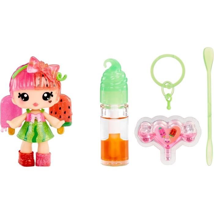 Yummiland Lip Gloss Doll - Color Change Combo -  Poppy Melonberry