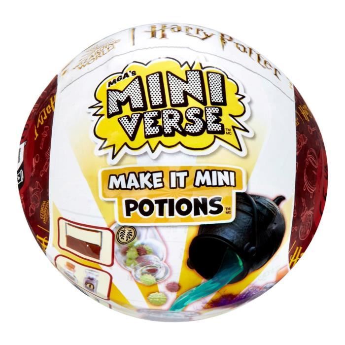 MGA Miniverse - Harry Potter - Jeu Créatif - Potions emblématiques - Loisirs créatif et décoratif en résine - Non Comestible - 8 ans