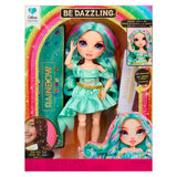 Rainbow High - Poupée Mannequin Be Dazzling - Celine Turquoise - 28 cm - Pierres précieuses scintillantes et accessoires inclus