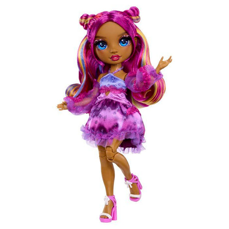 Rainbow High - Poupée Mannequin Be Dazzling - Noemie Violette - 28 cm - Pierres précieuses scintillantes et accessoires inclus