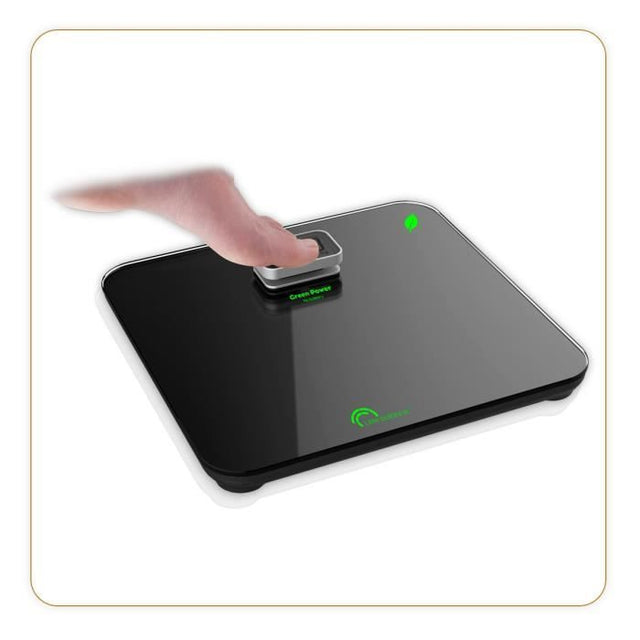 LITTLE BALANCE 8276 Kinetic Premium, Pčse-personne sans pile, Rechargeable par son bouton Little Balance, 180 kg / 100 g, Noir