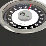 Balance Pese-personne mécanique LITTLE BALANCE 8400 Confort 180, 180 kg / 1 kg, Grand écran, Compact, Noir & Chrome