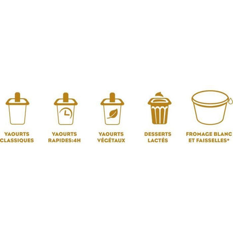 Yaourtiere LITTLE BALANCE - Little Dessert - Capacité 9 pots de 145ml - 5 programmes automatiques - 30W