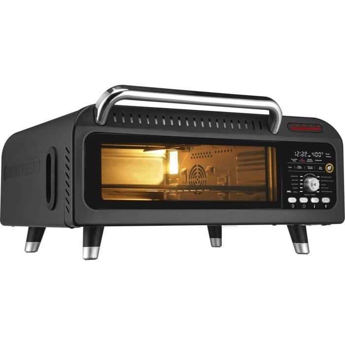 Pizza oven - LITTLE BALANCE - 8733 - Pizza revolution'air - 2000 W - 18 L - Black