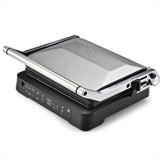 Grill LITTLE BALANCE - Surface Cuisson 29x23cm - Ouverture 180°C - Jusqu'a 230°C - Thermostat électronique réglable - 2000W