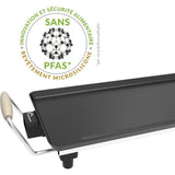 Plancha électrique LITTLE BALANCE - Wood 90 - Surface cuisson 90x23cm - Revetement anti-adhésif sans PFAS - 2000W