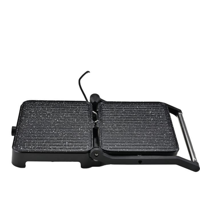 Grill LITTLE BALANCE - Speed Grill - Surface Cuisson 29x23cm - Ouverture 180°C - Jusqu'a 230°C - 2000W