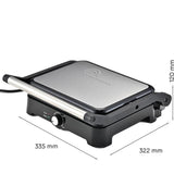 Grill LITTLE BALANCE - Speed Grill - Surface Cuisson 29x23cm - Ouverture 180°C - Jusqu'a 230°C - 2000W