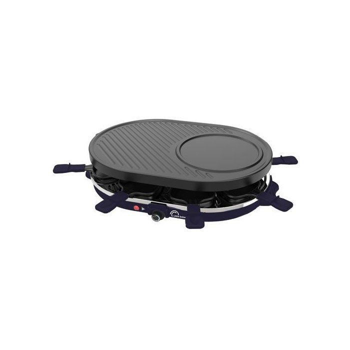 Appareil a raclette 3-en-1 - LITTLE BALANCE - Multi Cheese - 8 personnes - 1200 W - Bleu nuit