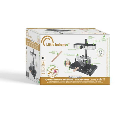 Appareil a raclette LITTLE BALANCE - Savoyarde Demi Meule - Jusqu'a 6 personnes - Design Meuuuh - 850W