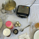 Gaufrier LITTLE BALANCE - Happy Gaufres - Revetement antiadhésif sans PFAS - 750W