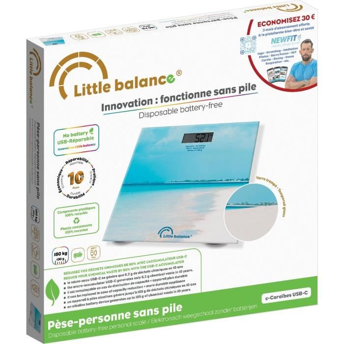 Pese-personne - LITTLE BALANCE - USB-C - Caraibes