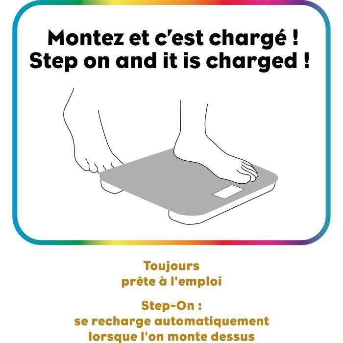 Pese-personne - LITTLE BALANCE - Kinétic automatique - Bambou