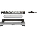 Barbecue électrique LITTLE BALANCE - Easy Nopifas - Surface de cuisson 38 x 25 cm - Revetement microcéramique sans PFAS - 2000W