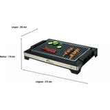Barbecue électrique LITTLE BALANCE - Easy Nopifas - Surface de cuisson 38 x 25 cm - Revetement microcéramique sans PFAS - 2000W